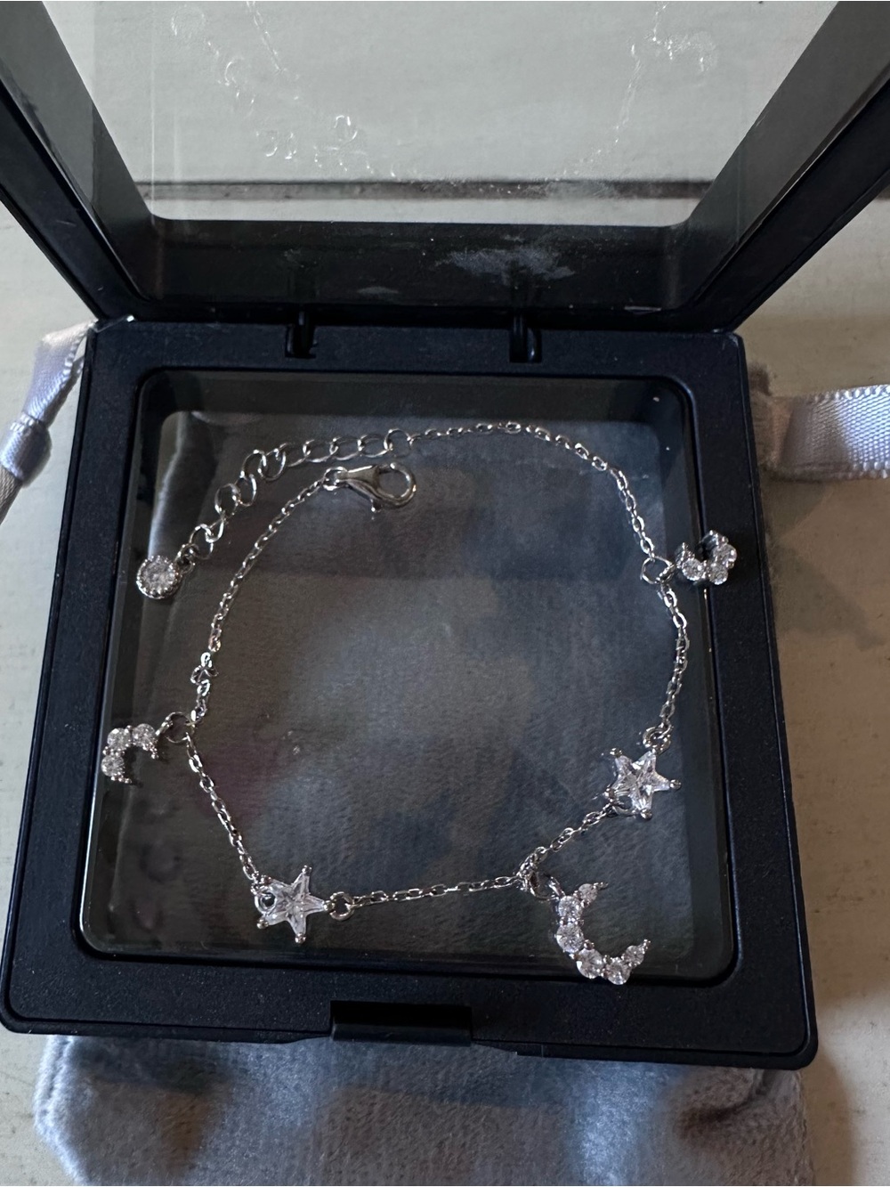 Moon & Star Bracelet 925S